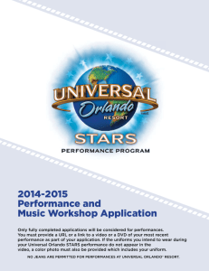 2015 Universal STARS Application
