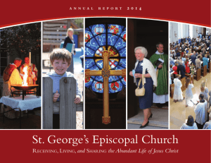 St. George's Episcopal Church Annual Report 2014