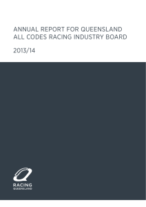 Annual report 2014 - Racing Queensland