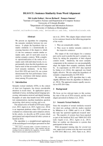 DLS@CU: Sentence Similarity from Word Alignment