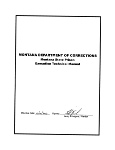 Montana's new execution protocol - Death Penalty Information Center
