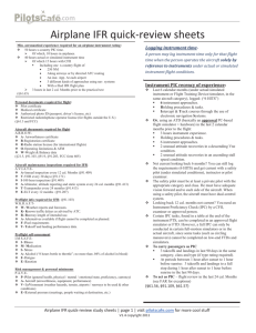 IFR quick-review study sheets
