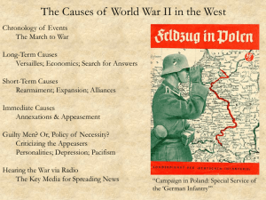 Western Causes of WWII