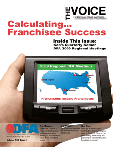 Calculating... Franchisee Success