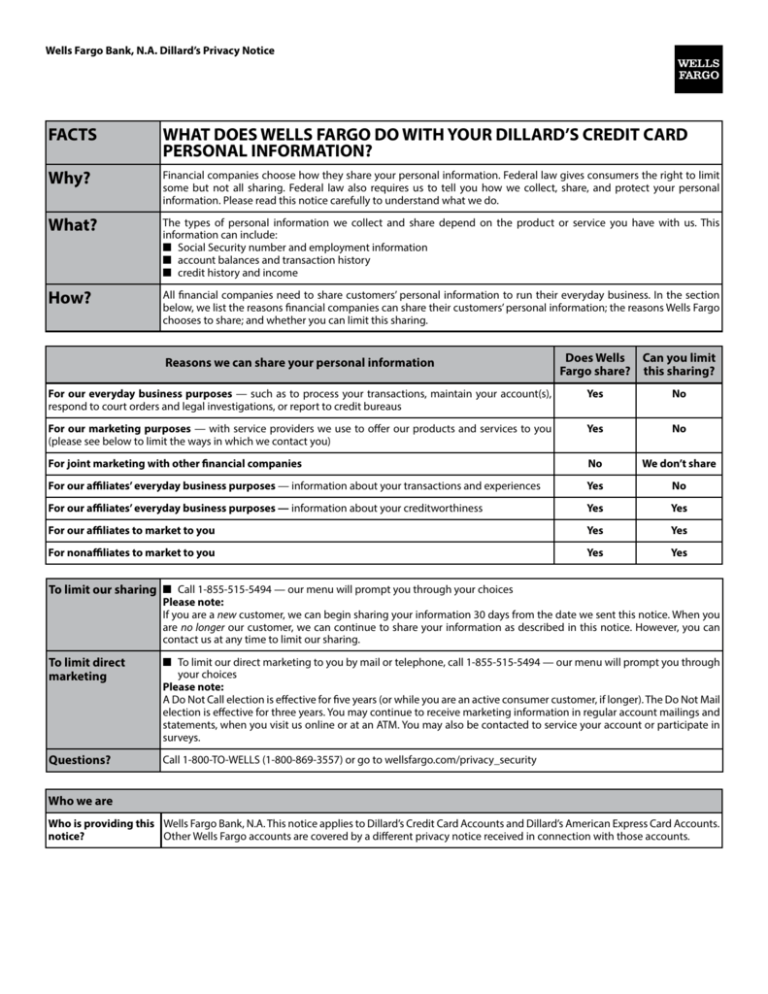 what-does-wells-fargo-do-with-your-dillard-s-credit