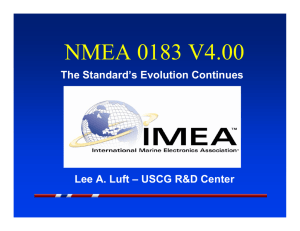 NMEA 0183 V4.00 Presentation