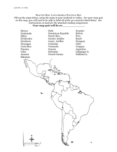 Latin America Political Map