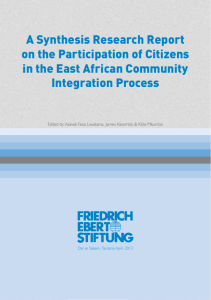 A synthesis research report on the participation of citizens in the
