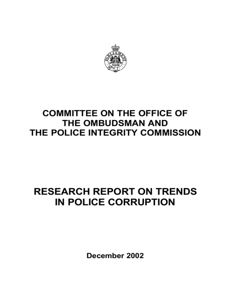 research on police abuse and corruption complains finds that