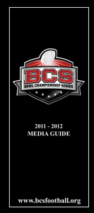 BCS Media Guide