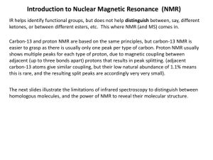 Introduction to Nuclear Magnetic Resonance (NMR)