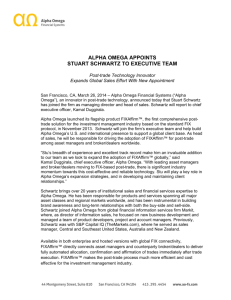 alpha omega appoints stuart schwartz to executive team