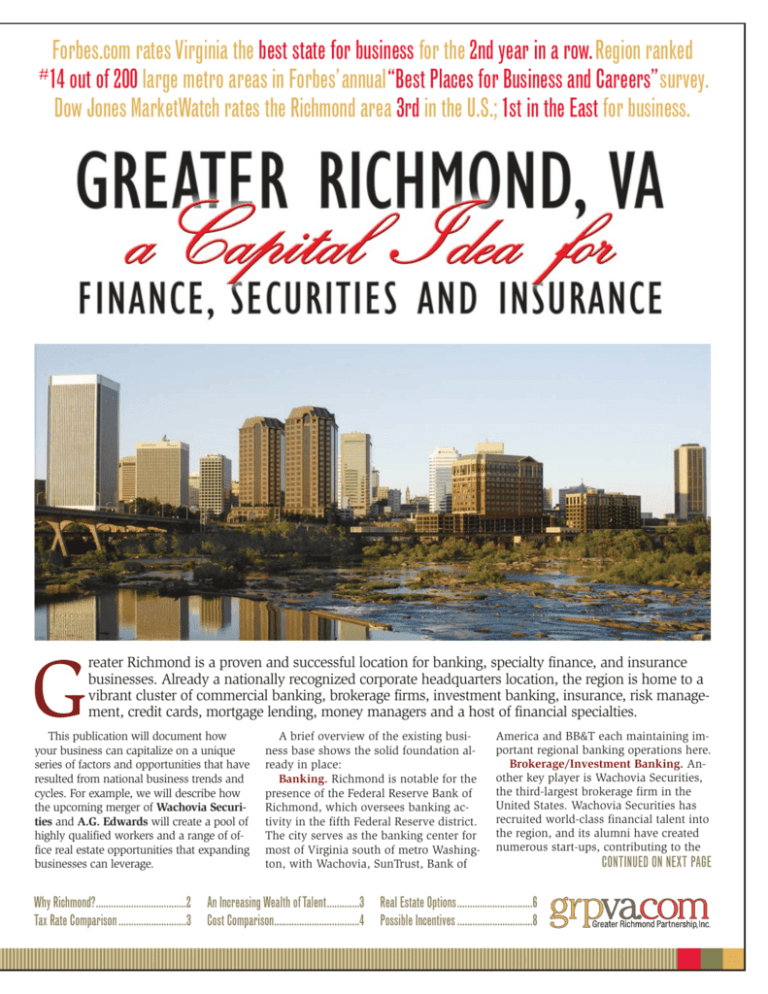 rates Virginia the best state for business