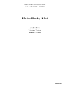 Affective | Reading | Affect