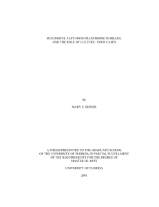 successful fast-food franchising in brazil