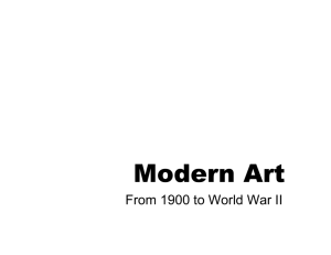From 1900 to World War II
