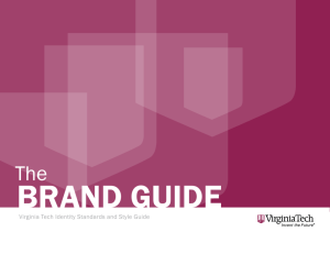 Virginia Tech Identity Standards and Style Guide