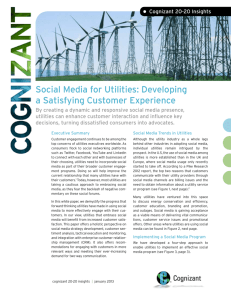 Social Media for Utilities: Developing a Satisfying