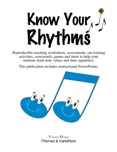 View Know Your Rhythms Book Sample