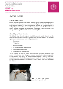 Gastric Ulcer Fact Sheet