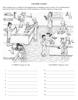 35 Lab Safety Cartoon Worksheet - Worksheet Resource Plans