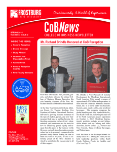CoB Newsletter Volume 3, Issue 2