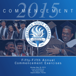 Fifty-Fifth Annual Commencement Exercises