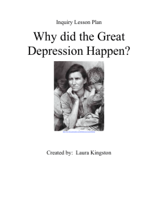 Why did the Great Depression Happen?