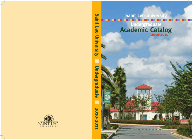Academic Catalog Saint Leo University