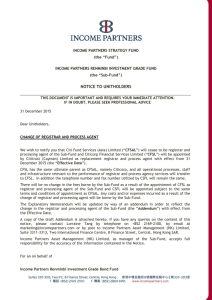 notice to unitholders