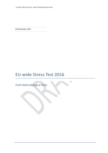 EU-wide Stress Test 2016 - European Banking Authority