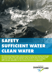 safety sufficient water clean water