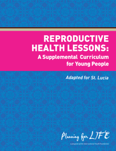 reproductive health lessons - International Youth Foundation