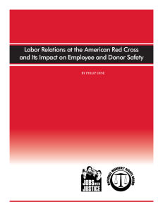 Labor Relations at the American Red Cross and Its Impact on