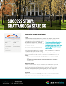 success story: chattanooga state cc