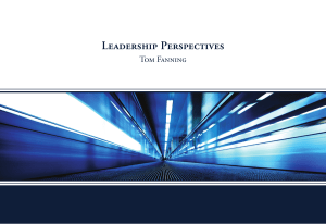 LEADERsHiP PERsPEctivEs