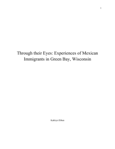 Experiences of Mexican Immigrants in Green Bay, Wisconsin