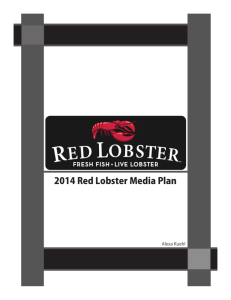 2014 Red Lobster Media Plan