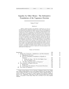 Equality by Other Means - Harvard Civil Rights