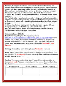 Homework Tasks (23.1.15): Topic/Computing: Play the 'Viking Quest