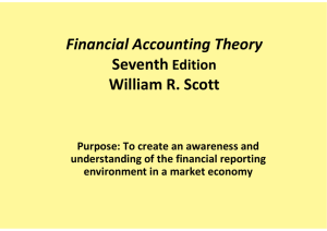 Financial Accounting Theory Seventh Edition William R. Scott