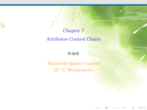 Chapter 7 Attributes Control Charts