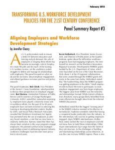 Aligning Employers and Workforce