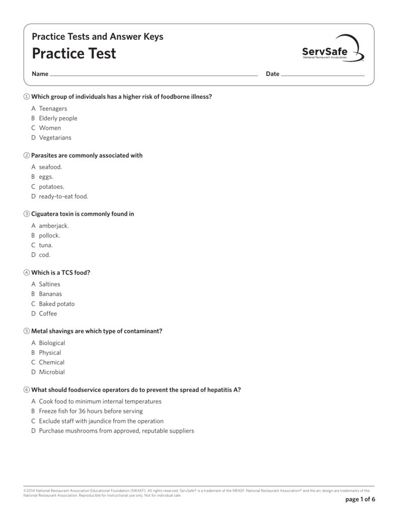 Ten Key Practice Test
