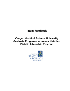 Student Handbook - Oregon Health & Science University