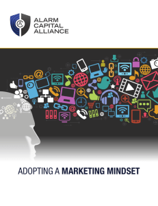 Adopting a Marketing Mindset