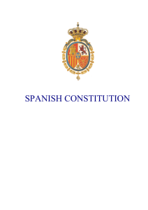 spanish constitution - University of Essex