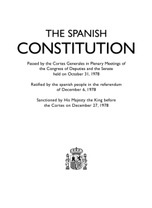 the spanish constitution