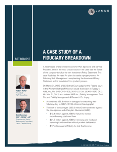 a case study of a fiduciary breakdown