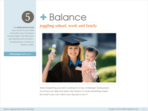 Balance - Nursing Schools